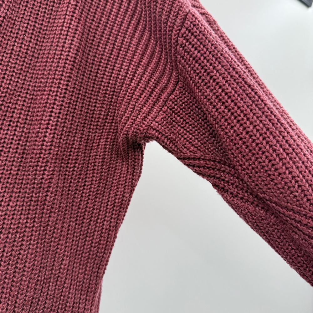 Lululemon Cashlu Sweater Wrap Cardigan in Heathered‎ Mulled Wine Sz S - Picture 12 of 14
